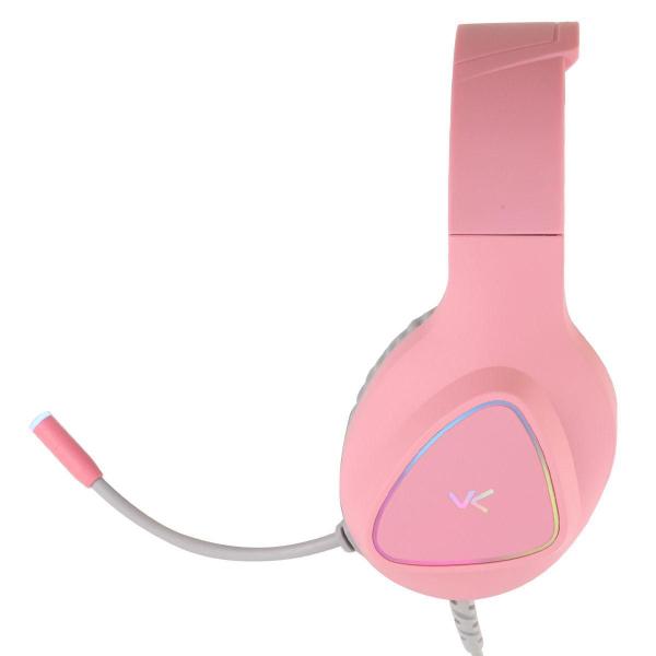 Imagem de Fone Headset Gamer Chroma Usb 7.1 Rgb Rosa - Gh804