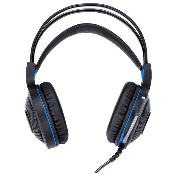 Imagem de Fone Headset Gamer Com Microfone Flexivel Lugh Led Azul Usb