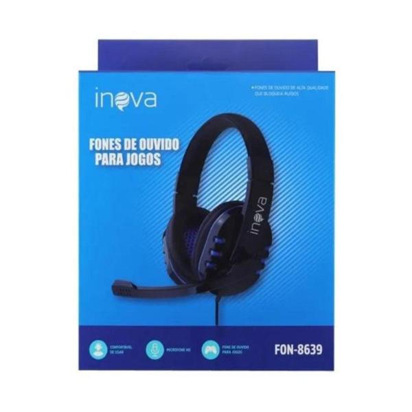 Imagem de Fone Headset Gamer Estéreo Fone De Ouvido Para Jogos Inova