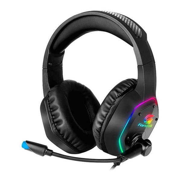 Imagem de Fone headset gamer fortrek blackfire rainbow 3.5mm preto