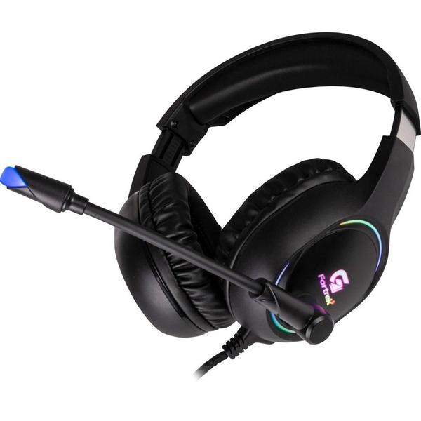 Imagem de Fone headset gamer fortrek holt rgb 3.5mm preto