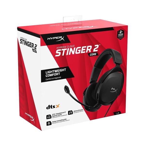 Imagem de  Fone Headset Gamer Hyperx Cloud Stringer 2 Core PC Preto