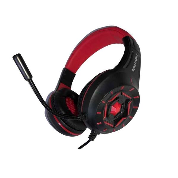 Imagem de Fone Headset Gamer Led Vermelho Usb Tecdrive PX-12