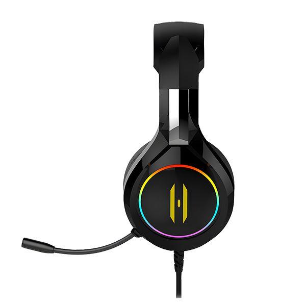 Imagem de Fone Headset Gamer Lehmox Hyper G.T-F3 RGB com LED Compatível com PC e Console Plug 3.5mm USB