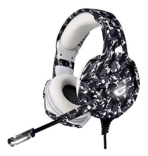 Imagem de Fone Headset Gamer Onikuma K5 Camuflado Profissional Pc Ps4