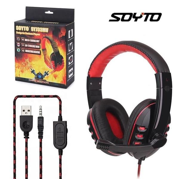 Imagem de Fone Headset Gamer P2 Com Microfone Sy733Mv - Soyto