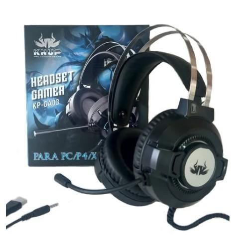 Imagem de Fone Headset Gamer Para Pc/P4/ X-One Knup Kp-Ga03