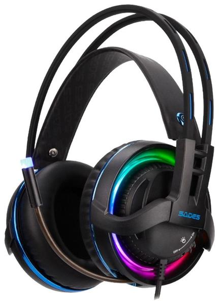 Imagem de Fone Headset Gamer Sades Diablo com Fio Preto