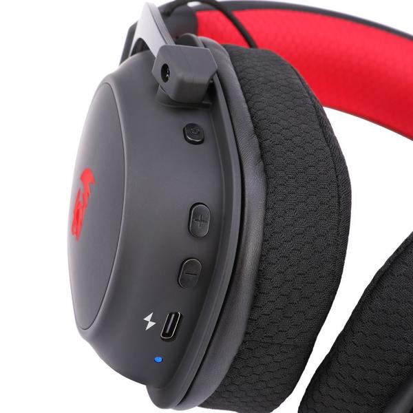 Imagem de Fone headset gamer sem fio zeus pro h510-pro redragon preto