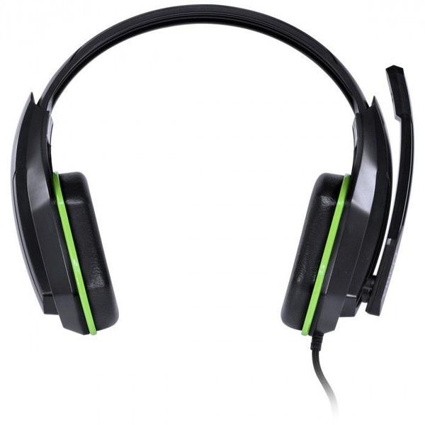 Imagem de Fone headset gamer vx gaming ogma p2 com microfone - preto e verde