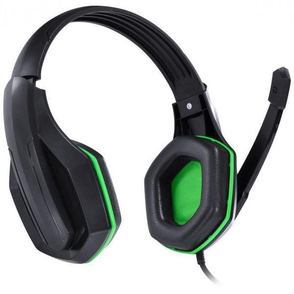 Imagem de Fone headset gamer vx gaming ogma p2 com microfone - preto e verde