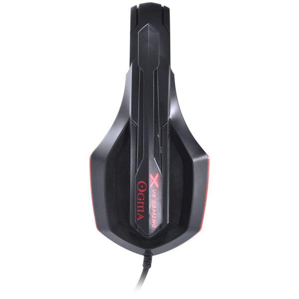 Imagem de Fone headset gamer vx gaming ogma p2 stereo com microfone - preto e vermelho - Vinik