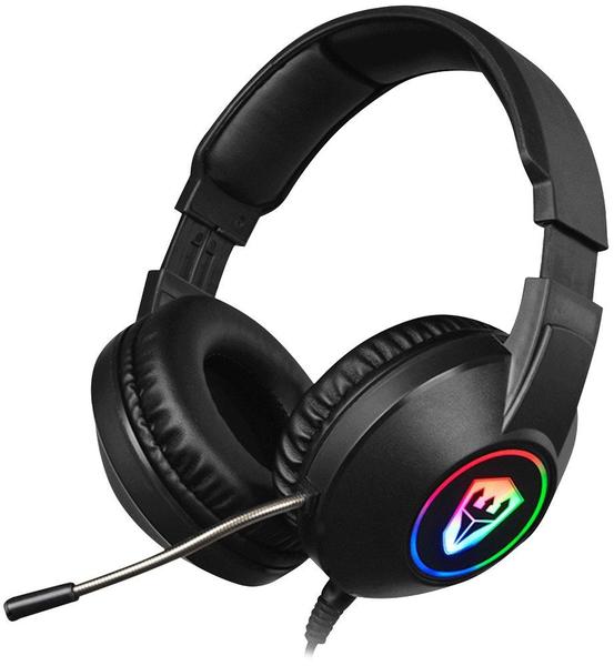 Imagem de Fone Headset Gaming Satellite King Fight GH-331 RGB com Fio - Preto