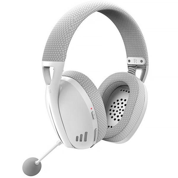 Imagem de Fone Headset Gaming Sem Fio Redragon Ire Pro H848G com USB - Cinza/Branco