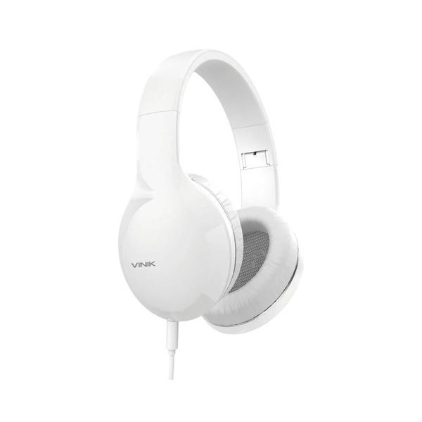 Imagem de Fone Headset Go Tune Branco Com Microfone Cabo 1.2M Plug P2 Estereo P3 - Hg110Tb