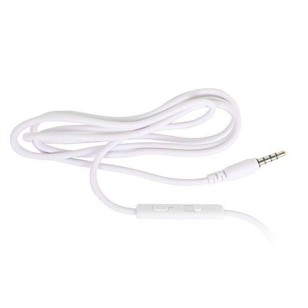 Imagem de Fone headset kitty ear - orelha de gato branco com microfone cabo 1.2m plug p2 estereo p3 - Vinik