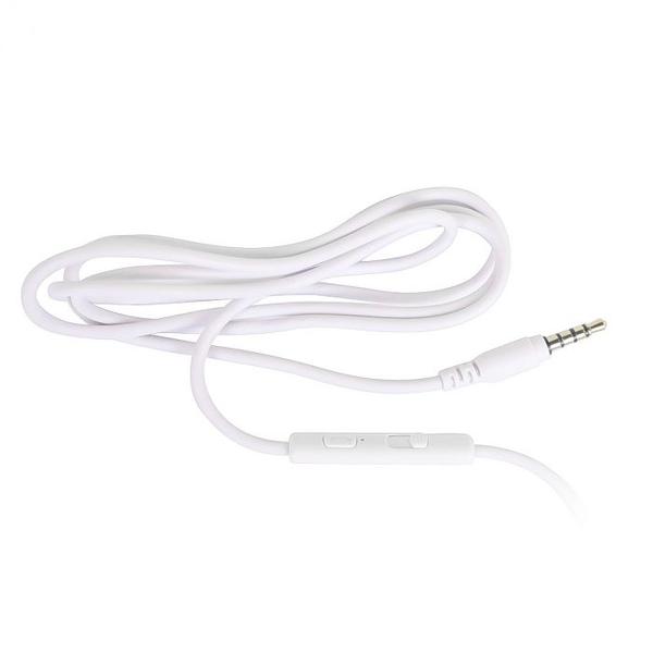 Imagem de Fone headset kitty ear - orelha de gato branco com microfone cabo 1.2m plug p2 estereo p3