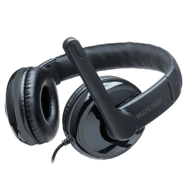 Imagem de Fone Headset Pro, USB, Preto, PH317  MULTILASER