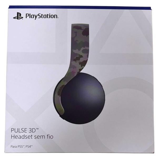 Imagem de Fone headset pulse 3d sem fio gray camouflage ps5 - cfi-zwh1- original