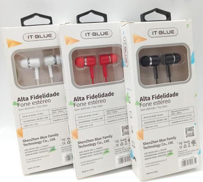 Imagem de Fone Intra Auricular com entrada P2 It-Blue LE-0202X