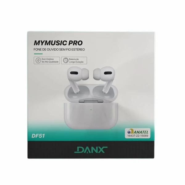 Imagem de Fone Ouvido Bluetooth Danx MyMusic Pro Branco