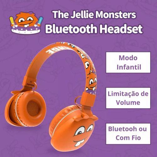 Imagem de Fone Ouvido Bluetooth Infantil Monster + Relogio Led Digital