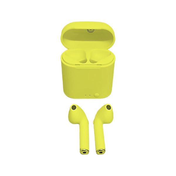 Imagem de Fone Ouvido Bluetooth S/ Fio Microfone A-169 Mini Amarelo