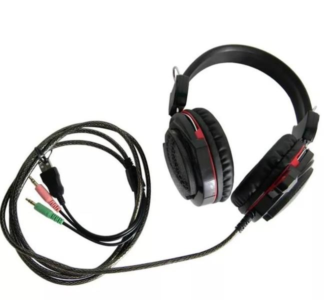 Imagem de Fone Ouvido Headset Gamer Led Microfone X - Soldado Gh-x10