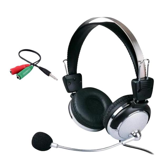 Imagem de Fone Ouvido Headset Headphone Com Microfone Gamer Pc Desktop