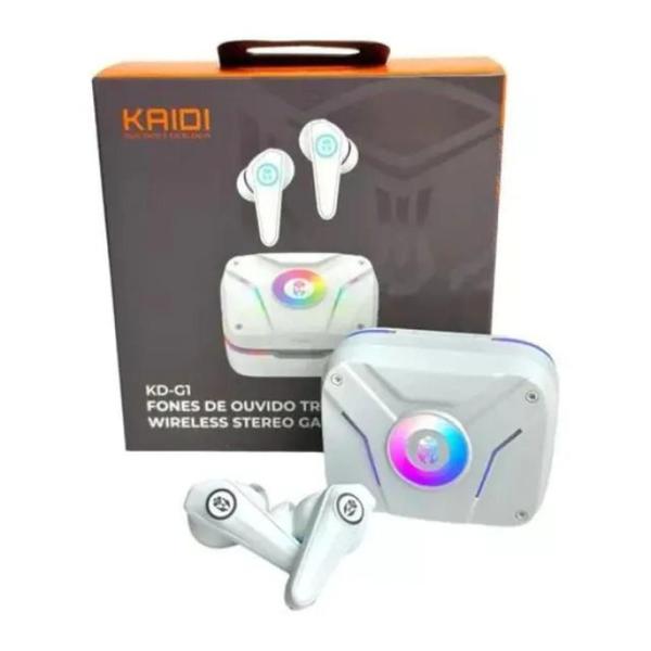 Imagem de Fone Ouvido Kaidi Kd-G1 Bluetooth 5.3 Gamer 6Hs Música True