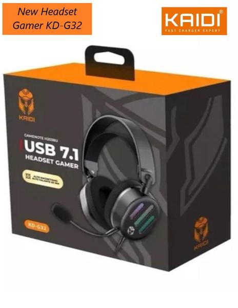 Imagem de Fone Ouvido Kaidi Kd-G32 Headset Gamer Usb Microfone 771 762