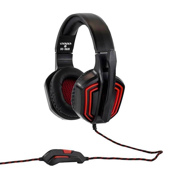 Imagem de Fone P2 Sate AE-361R Gaming Preto/Vermelho