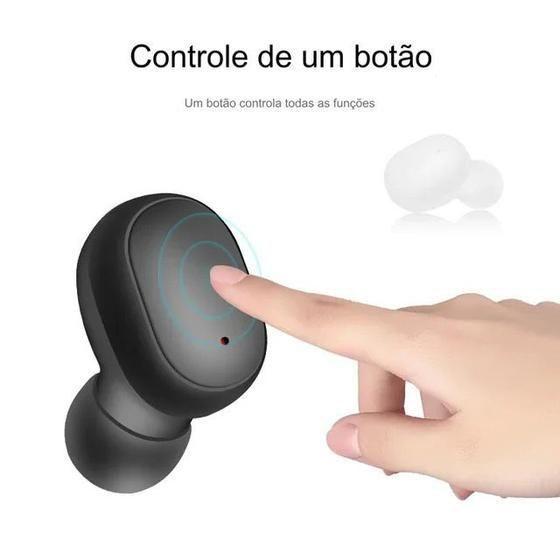 Imagem de Fone Sem Fio Bluetooth Lacrado Preto compatível com samsung Galaxy 8 9 S8 S9 S10 PLUS