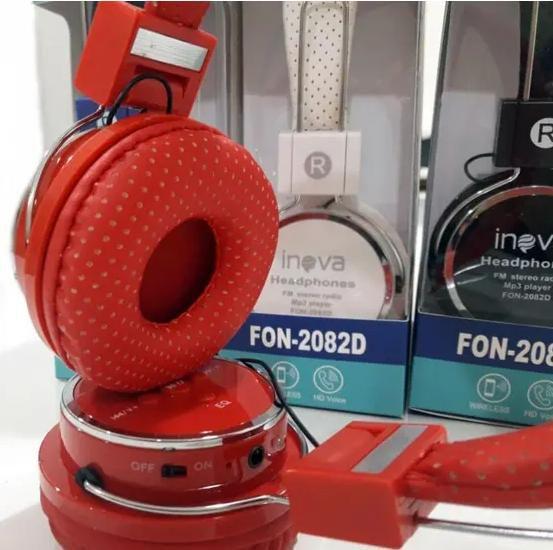 Imagem de Fone Sem Fio Headset Bluetooth Som Estéreo Rádio Fm