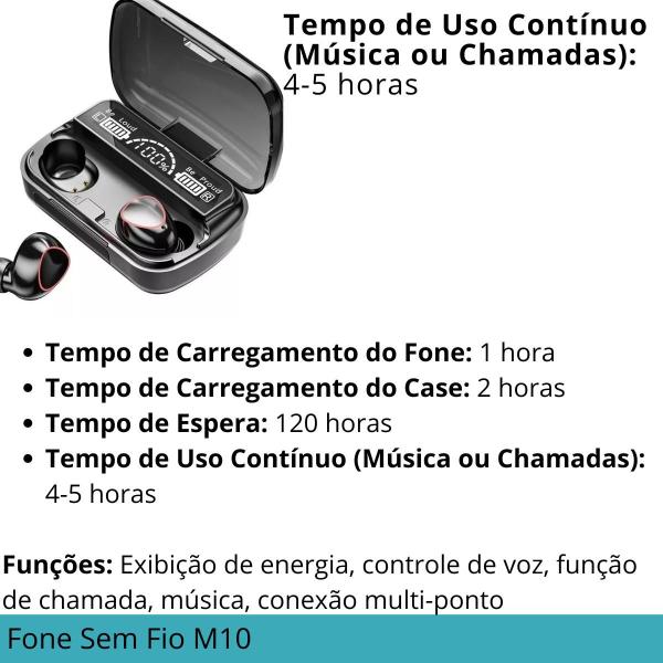 Imagem de Fone Sport Tws Bluetooth 5.1 com Alta Durabilidade