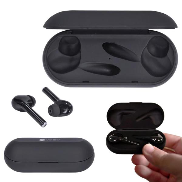 Imagem de Fone W1 Touch Preto Bluetooth Vinik Sem Fio Recarregável