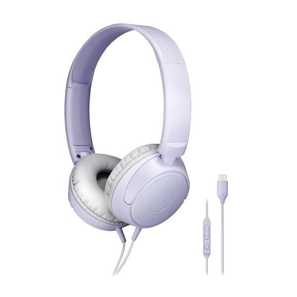 Imagem de Fones de ouvido Audio-Technica ATH-S120C-LV USB-C com fio violeta