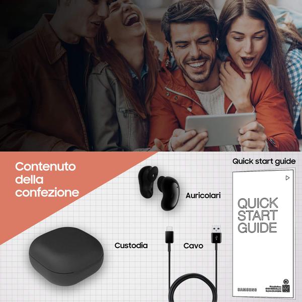 Imagem de Fones de ouvido Bluetooth 5.0 sem fio Samsung Galaxy Buds-Live Active com cancelamento de ruído (Mystic Black)