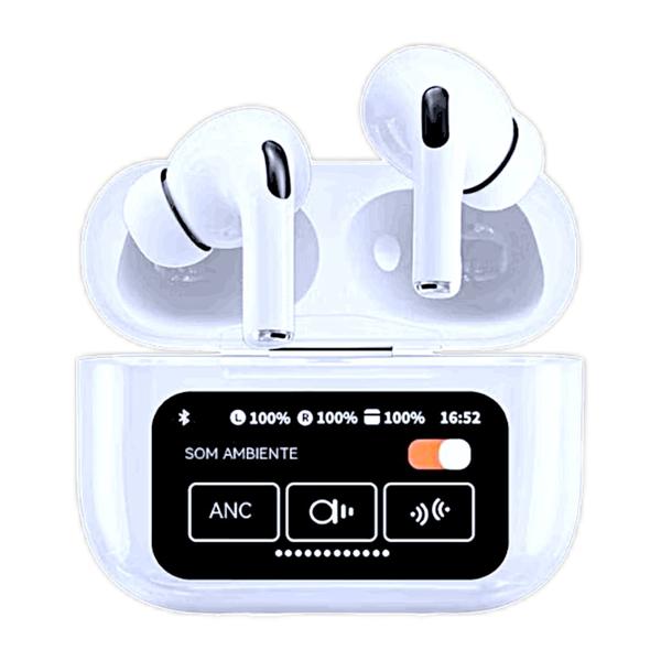 Imagem de Fones De Ouvido Bluetooth 5.4 Controle De Toque E Display Led Digital com Microfone com Cancelamento de Ruído