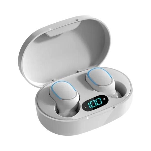 Fones de Ouvido Bluetooth E7S TWS Sem Fio com Cancelamento de Ruído e Microfone Fones de Ouvido Bluetooth E7S TWS Sem Fio com Cancelamento de Ruído e Microfone