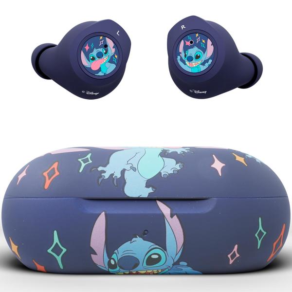 Imagem de Fones de Ouvido Bluetooth iJoy Disney Lilo & Stitch com Estojo de Carregamento