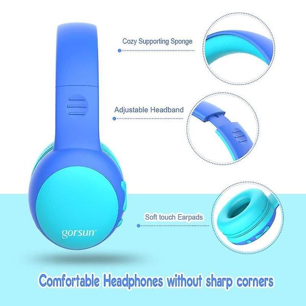 Imagem de Fones de ouvido Gorsun Bluetooth Kids com microfone de 85dB de volume