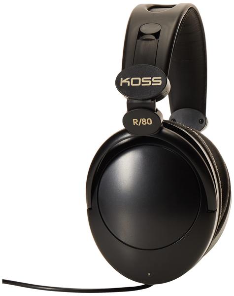 Imagem de Fones de ouvido Koss R-80 Over Ear 154336 com plugue de 3,5 mm - preto