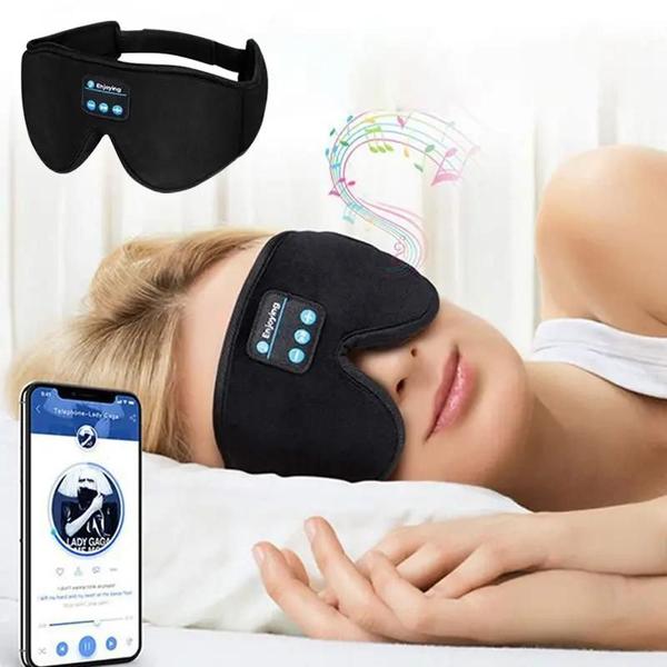 Imagem de Fones De Ouvido Para Dormir Bluetooth Elásticos Macios Sem Fio 5.0 Máscara De Olho 3D Confortáveis