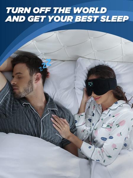 Imagem de Fones de ouvido para dormir Máscara de dormir Fones de ouvido Bluetooth Boodlab Sleep