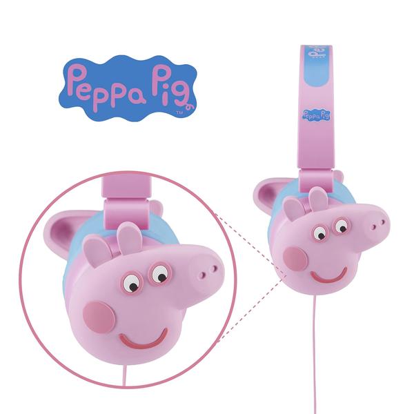 Imagem de Fones de ouvido Sakar Peppa Pig Over-Ear para crianças com controle de volume