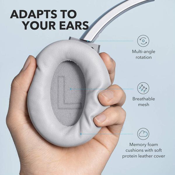 Fones de ouvido Soundcore Anker Life Q20 Hybrid Bluetooth Over Ear Imagem de Fones de ouvido Soundcore Anker Life Q20 Hybrid Bluetooth Over Ear