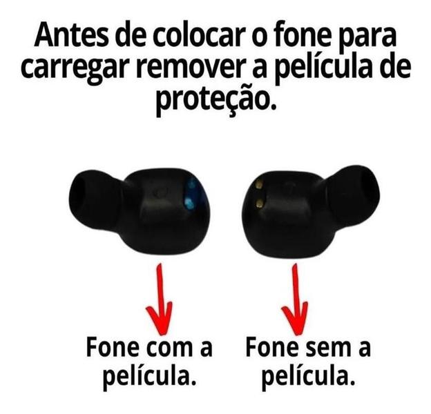 Imagem de Fones Ouvido Sem Fio Wireless Preto P/ Moto E20