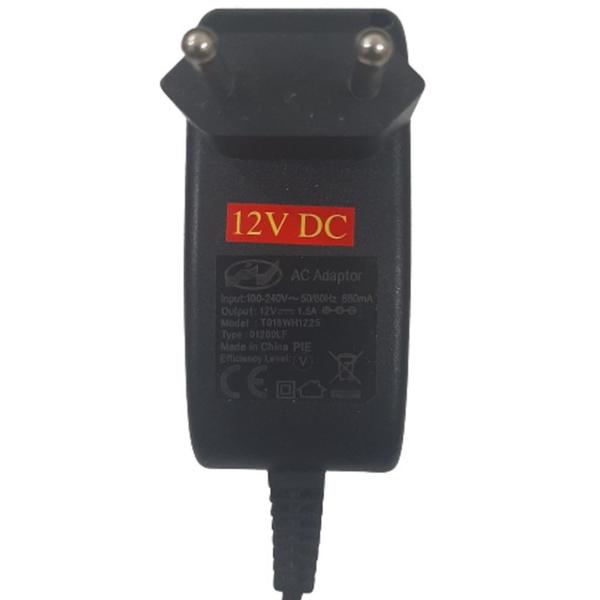 Imagem de Fonte 12v 1,5A Bivolt Plug P4 Chaveada Pino Agulha Central Positivo