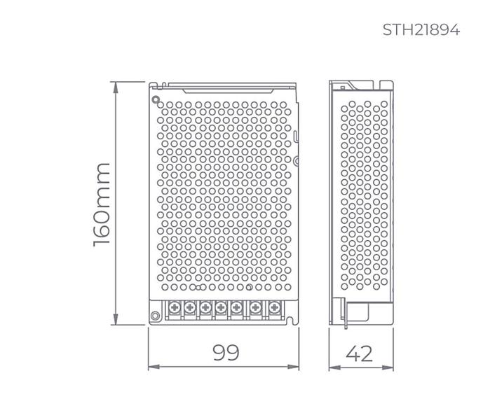 Imagem de Fonte 12V Eco 100W Para Fita Led STELLA STH21894